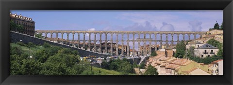 Framed Road Under An Aqueduct, Segovia, Spain Print