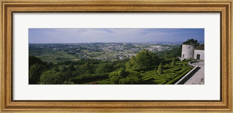 Framed High angle view of a town, Pousada, Sintra, Lisbon, Portugal Print