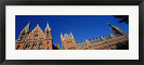 Framed St Pancras Railway Station London England Print