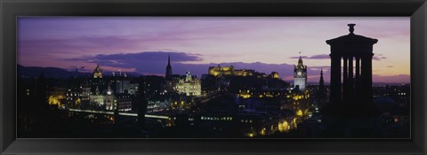 Framed Scotland, Edinburgh Castle Print