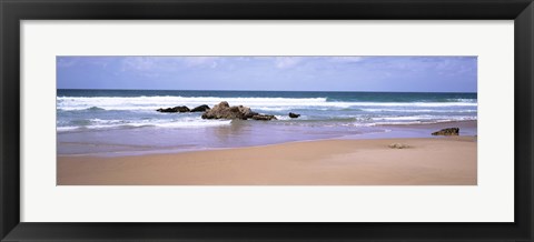 Framed Waves in the sea, Algarve, Sagres, Portugal Print