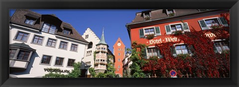 Framed Germany, Meersburg, Lake Constance, Low angle view of the buildings Print