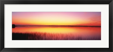 Framed Sunrise Lake Michigan Door County WI Print