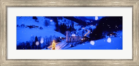 Framed Maria Gern Church Berchtesgaden Bavaria Germany Print