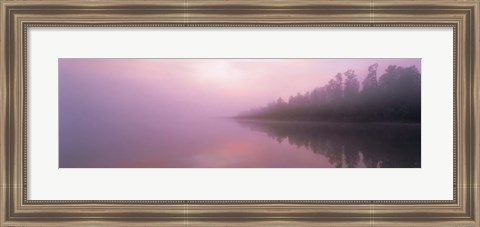 Framed Lake Paringa South Island New Zealand Print