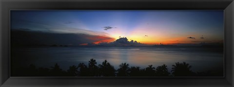 Framed Sunset &amp; Cloud Thailand Print