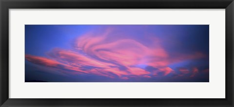 Framed Cloudscape Canterbury New Zealand Print