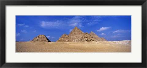 Framed Great Pyramids, Giza, Egypt Print