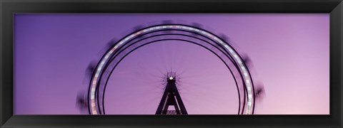 Framed Ferris Wheel, Prater, Vienna, Austria Print