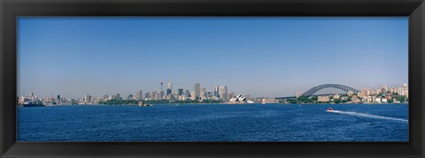 Framed Sydney Skyline, Australia Print