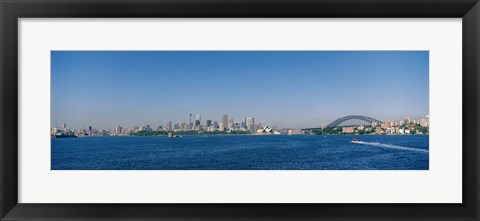 Framed Sydney Skyline, Australia Print