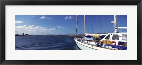 Framed Avalon, Santa Catalina Island, California, USA Print