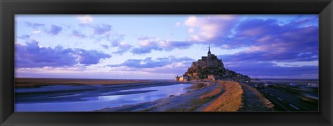 Framed Mont St Michel France Print