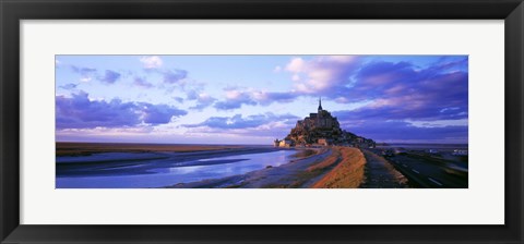 Framed Mont St Michel France Print