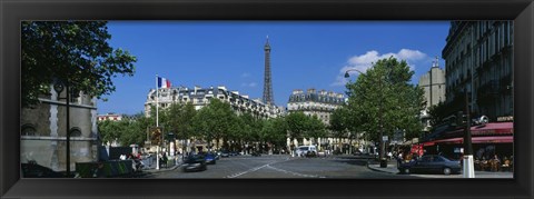 Framed France, Paris, Avenue de Tourville Print