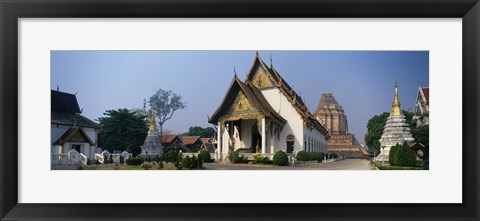 Framed Wat Chedi Luang Chiang Mai Thailand Print