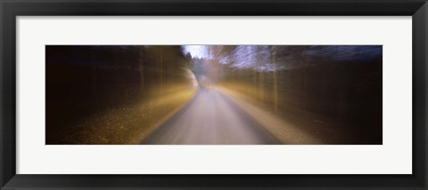 Framed Winding Road, Germany Print