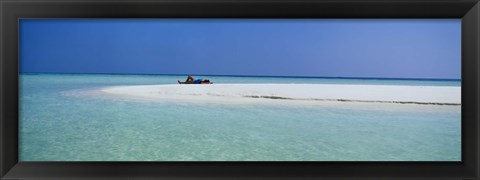 Framed Indian Ocean Maldives Print