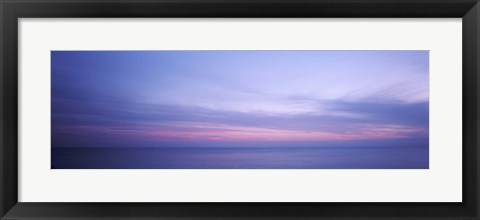 Framed Clouds over the ocean, Atlantic Ocean, Bermuda, USA Print