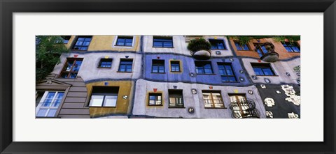 Framed Low angle view of a building, Kunsthaus, Wien, Vienna, Austria Print