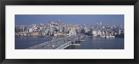 Framed Turkey, Istanbul, skyline Print