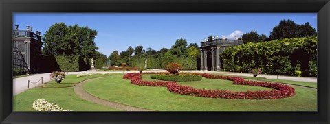 Framed Formal garden in front of a building, Schonbrunn Gardens, Vienna, Austria Print