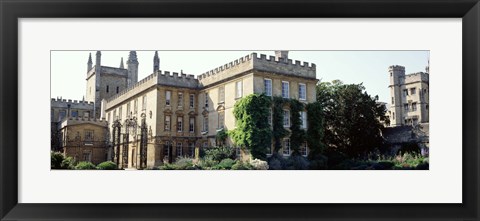 Framed Oxford University, New College, England, United Kingdom Print