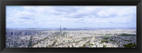 Framed High angle view of Eiffel Tower, Paris, France Print