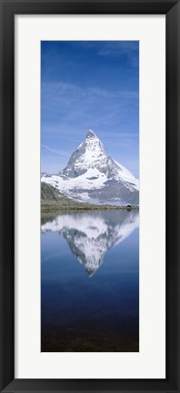 Framed Matterhorn, Zermatt, Switzerland (vertical) Print