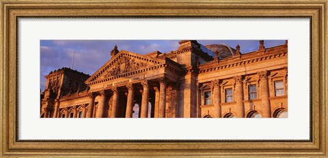 Framed Facade Of The Parliament Building, Berlin, Germany Print