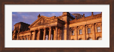 Framed Facade Of The Parliament Building, Berlin, Germany Print