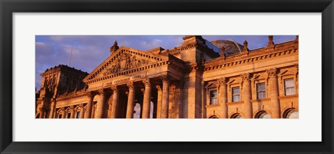 Framed Facade Of The Parliament Building, Berlin, Germany Print