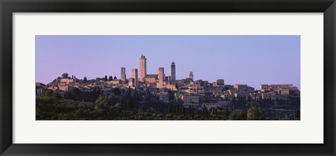 Framed San Gimignano, Tuscany, Italy Print