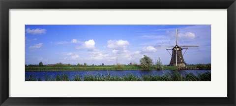 Framed Windmill Holland Print