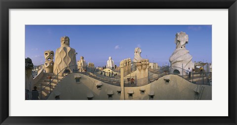 Framed Casa Mila Barcelona Spain Print