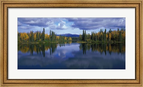 Framed Dragon Lake Yukon Canada Print