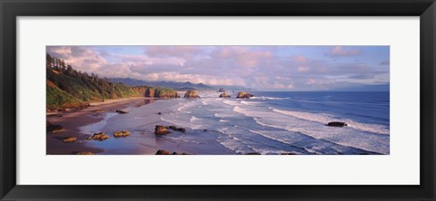 Framed Seascape Cannon Beach OR USA Print