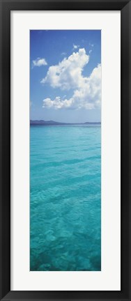 Framed Clouds over the sea, St. Thomas, US Virgin Islands Print