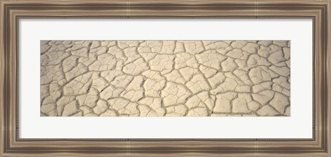 Framed Dried Mud Death Valley CA USA Print