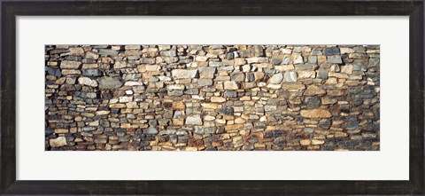 Framed Low angle view of a stone wall, New Mexico, USA Print