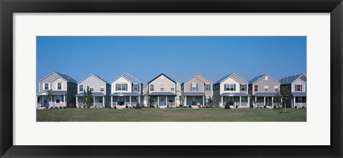 Framed Suburban housing development Joliet IL USA Print