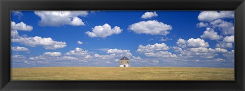 Framed Barn in the farm, Grant County, Minnesota, USA Print