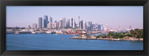 Framed Skyline Sydney Australia Print