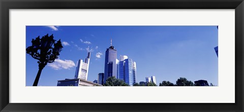 Framed AM Main Bank, Frankfurt, Germany Print