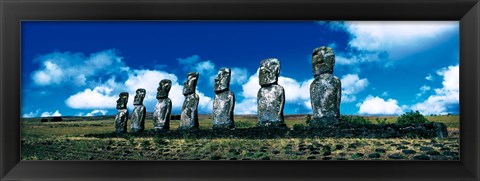 Framed Easter Island Chile Print