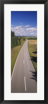 Framed Road, Southern Germany Print