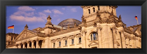 Framed Germany, Berlin, Reichstag, glass dome Print