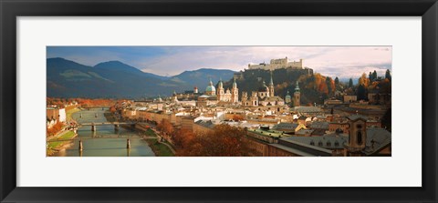 Framed Cityscape Salzburg Austria Print