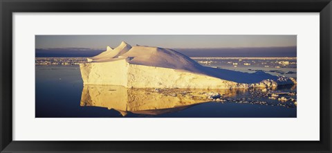 Framed Iceberg, Ross Sea, Antarctica, Print