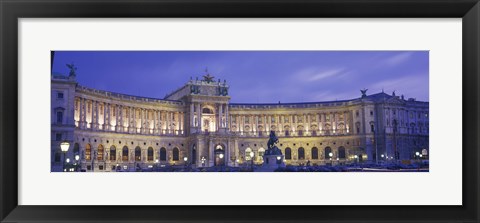 Framed Hofburg Imperial Palace, Heldenplatz, Vienna, Austria Print